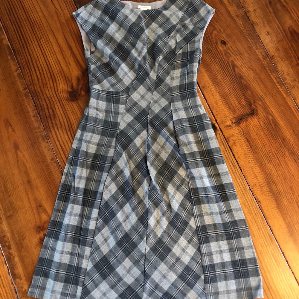 Sundance plaid wool dress